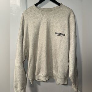 Gray Essentials Fear of God sweatshirt size xxl